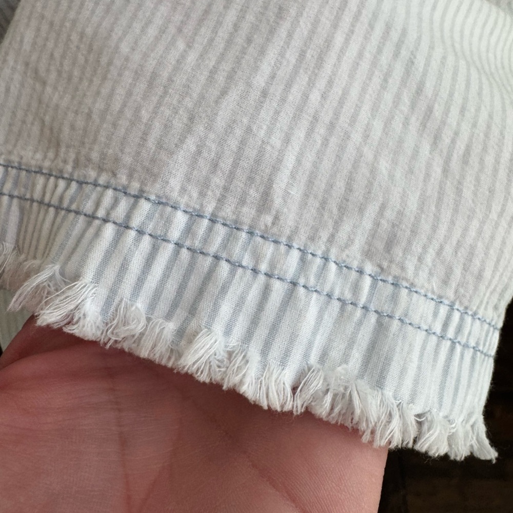We The Free Light Blue & White Button-Down Shirt - Picture 7 of 10